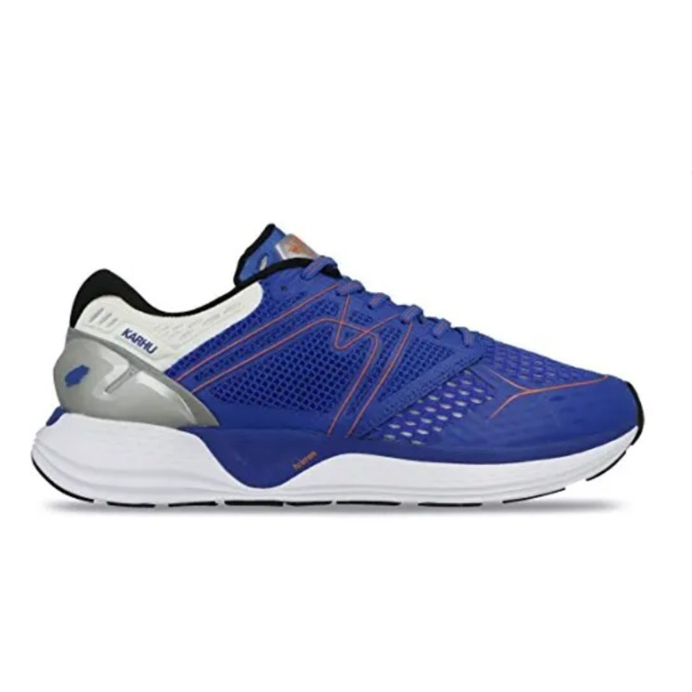 Karhu® (Men's 12 M) Synchron™ Ortix Running Shoes in Snorkel Blue/Orange - $160